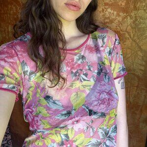 D&G vintage mesh top